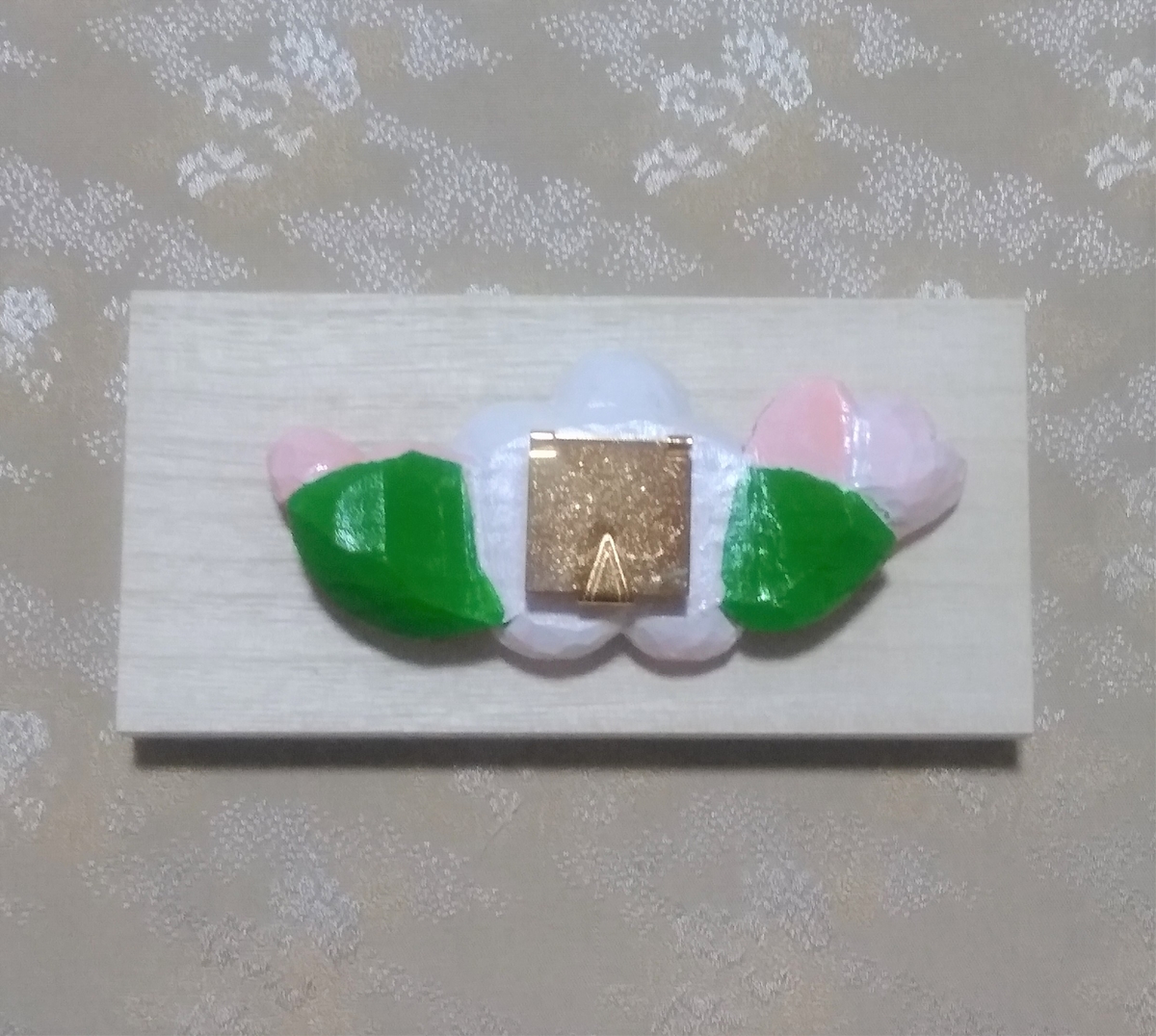 木彫り 帯留め（桜）4月の誕生花 卒業・入学・お祝いにもお勧め